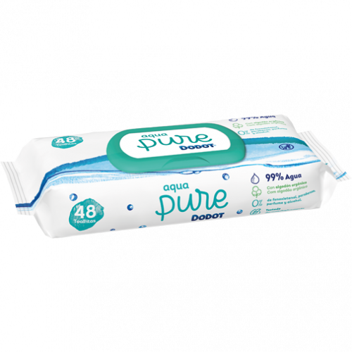 TOALLITAS AQUA PURE DODOT 48 U.