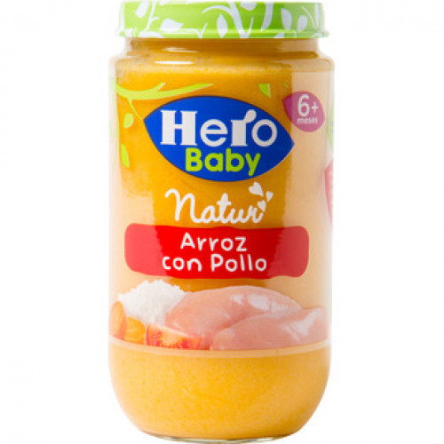 🤩 Potitos Hero de arroz con pollo en pack de 6 x 235gr